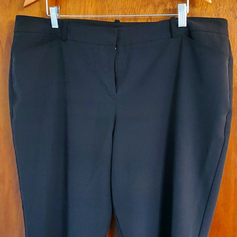 Worthington Modern Fit Black Dress Slacks 18W